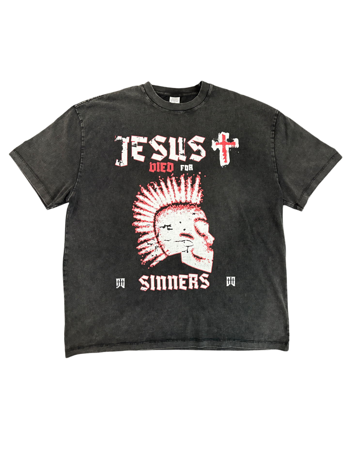 Jesus Died For Sinners – Christian Rock Graphic Tee