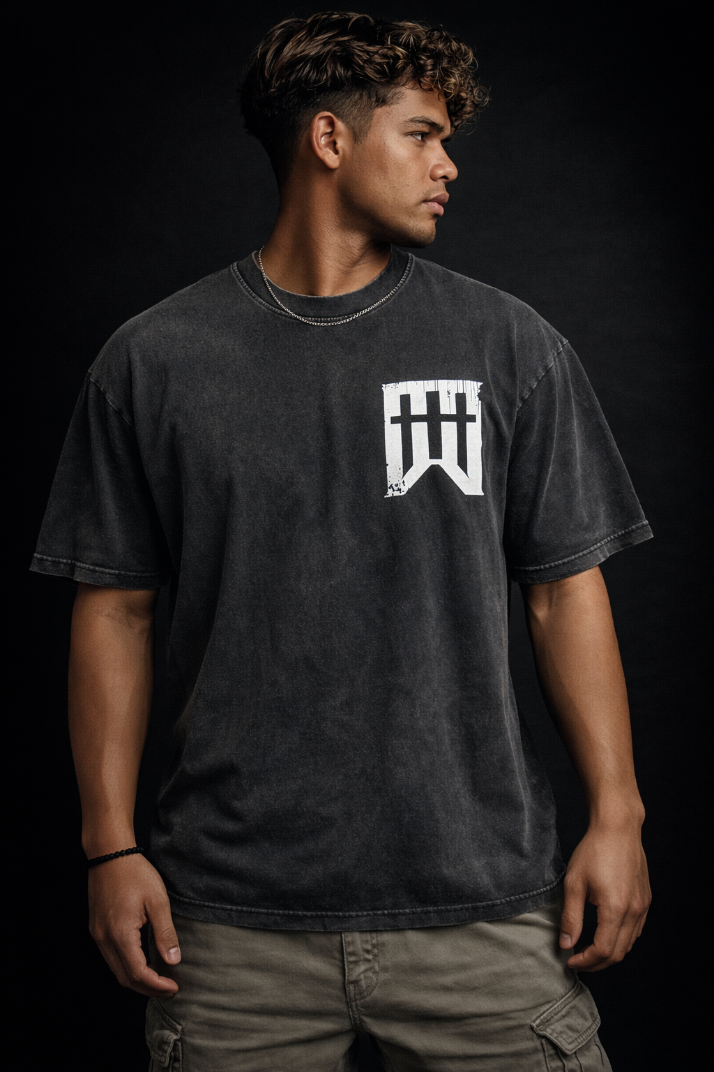 Psalm 91 Christian Streetwear Shirt (Oversized, 100% Cotton) Golgotha Angel Tee –